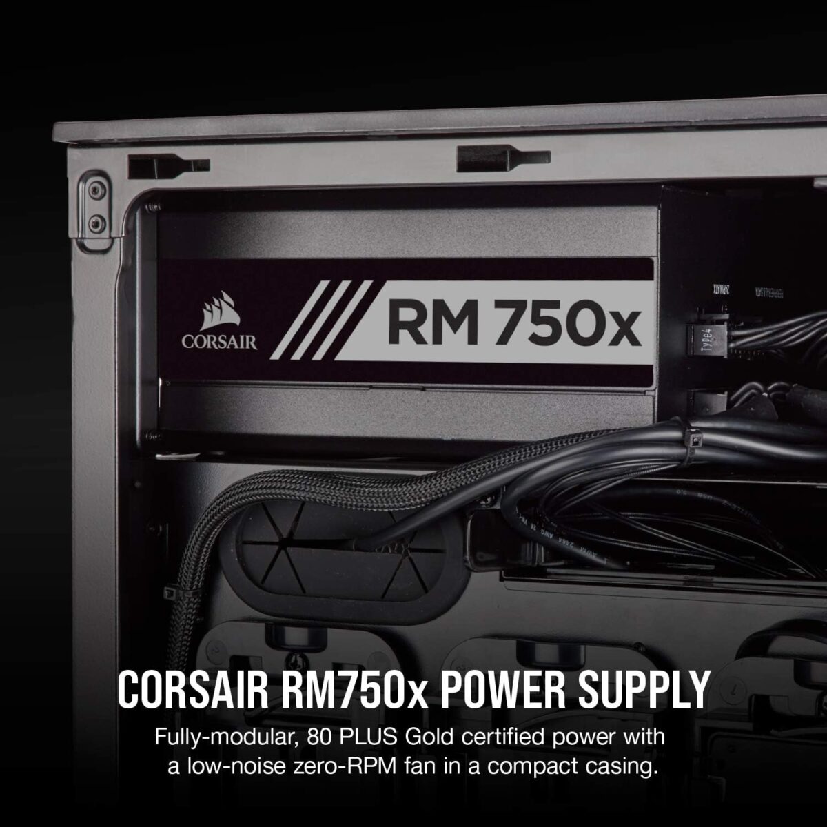 Corsair RMX Series, RM750x, 750 Watt, 80+ Gold - Image 3