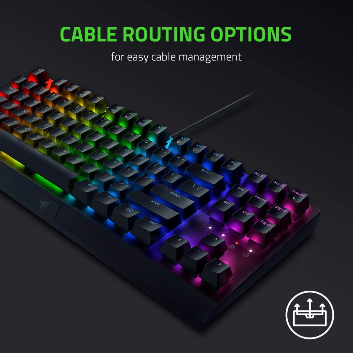 Razer Blackwidow V3 Tenkeyless - Mechanical Keyboard (Yellow Switch) - Image 4