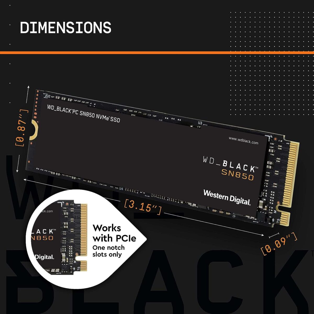 WD_BLACK 1TB SN850 NVMe Internal Gaming SSD Solid State Drive - Gen4 PCIe, M.2 2280, 3D NAND, Up to 7,000 MB/s - Image 4