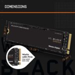 WD_BLACK 1TB SN850 NVMe Internal Gaming SSD Solid State Drive - Gen4 PCIe, M.2 2280, 3D NAND, Up to 7,000 MB/s - Image 4
