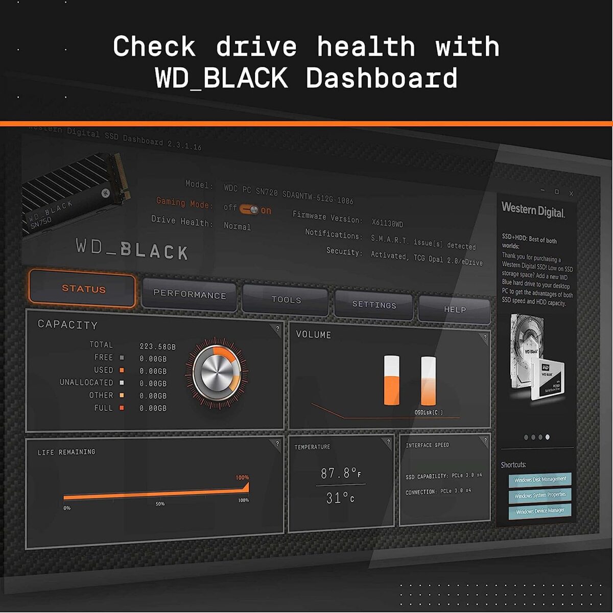 WD_BLACK 1TB SN850 NVMe Internal Gaming SSD Solid State Drive - Gen4 PCIe, M.2 2280, 3D NAND, Up to 7,000 MB/s - Image 5