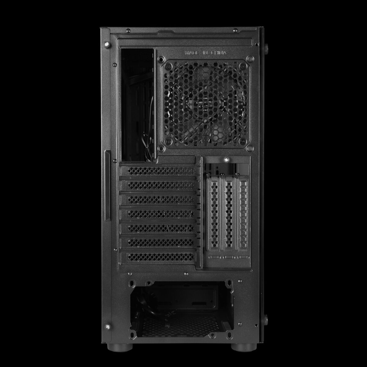 GAMDIAS ARGUS E2 ELITE MIDTOWER TG*2 / FAN*1 BLACK CASE - Image 5