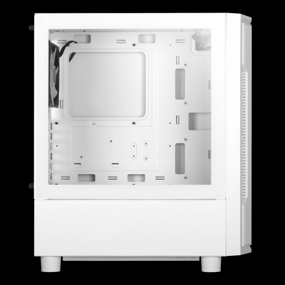 GAMDIAS ATHENA M6 MIDTOWER TG*1 / FAN*4 WHITE CASE - Image 3