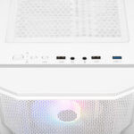 GAMDIAS ATHENA M6 MIDTOWER TG*1 / FAN*4 WHITE CASE - Image 5