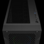 GAMDIAS ATHENA P1 MIDTOWER TG*1 / FAN*4 BLACK CASE - Image 5