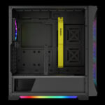 GAMDIAS ATHENA P1 MIDTOWER TG*1 / FAN*4 BLACK CASE - Image 4