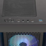 GAMDIAS AURA GC2 MIDTOWER MESH FAN*4 BLACK CASE - Image 4