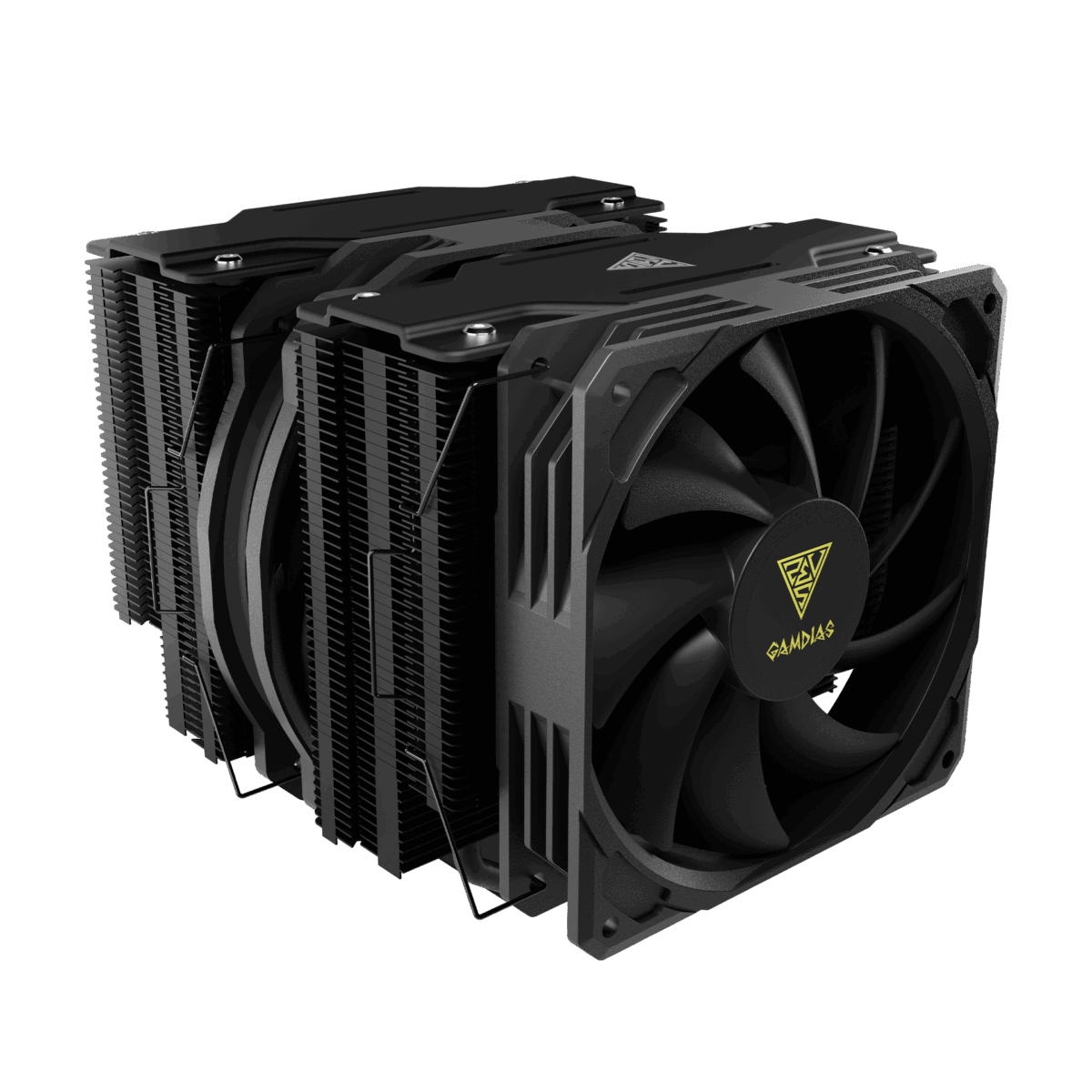 GAMDIAS BOREAS P1-720 DUAL TOWER CPU AIR COOLER BLACK - Image 1