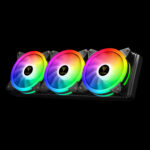 GAMDIAS CHIONE P2-360R BLACK LIQUID COOLER 1800RPM - Image 2