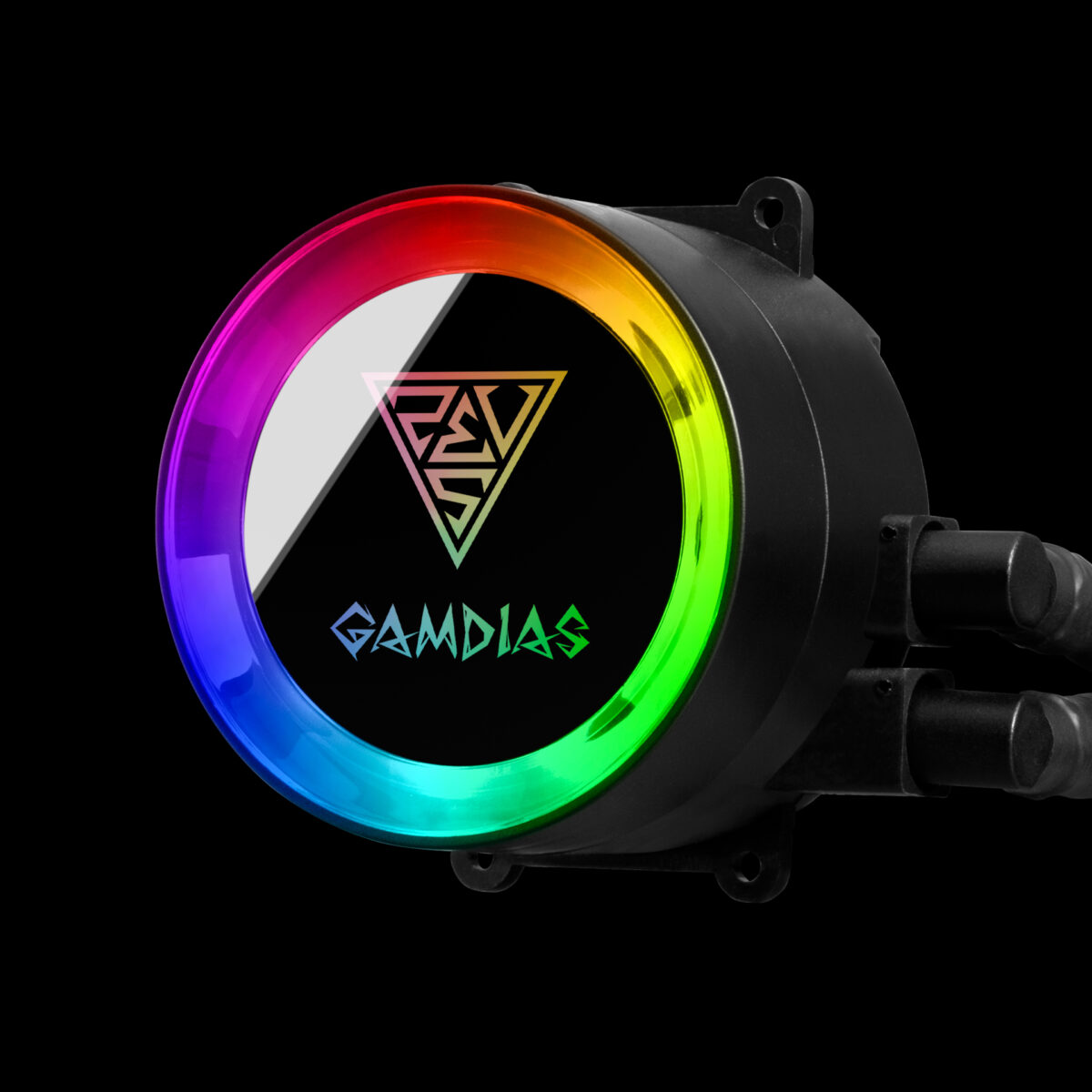 GAMDIAS CHIONE P2-360R BLACK LIQUID COOLER 1800RPM - Image 4
