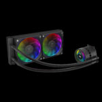 GAMDIAS CHIONE P3-240U BLACK LIQUID COOLER WITH LCD - Image 3