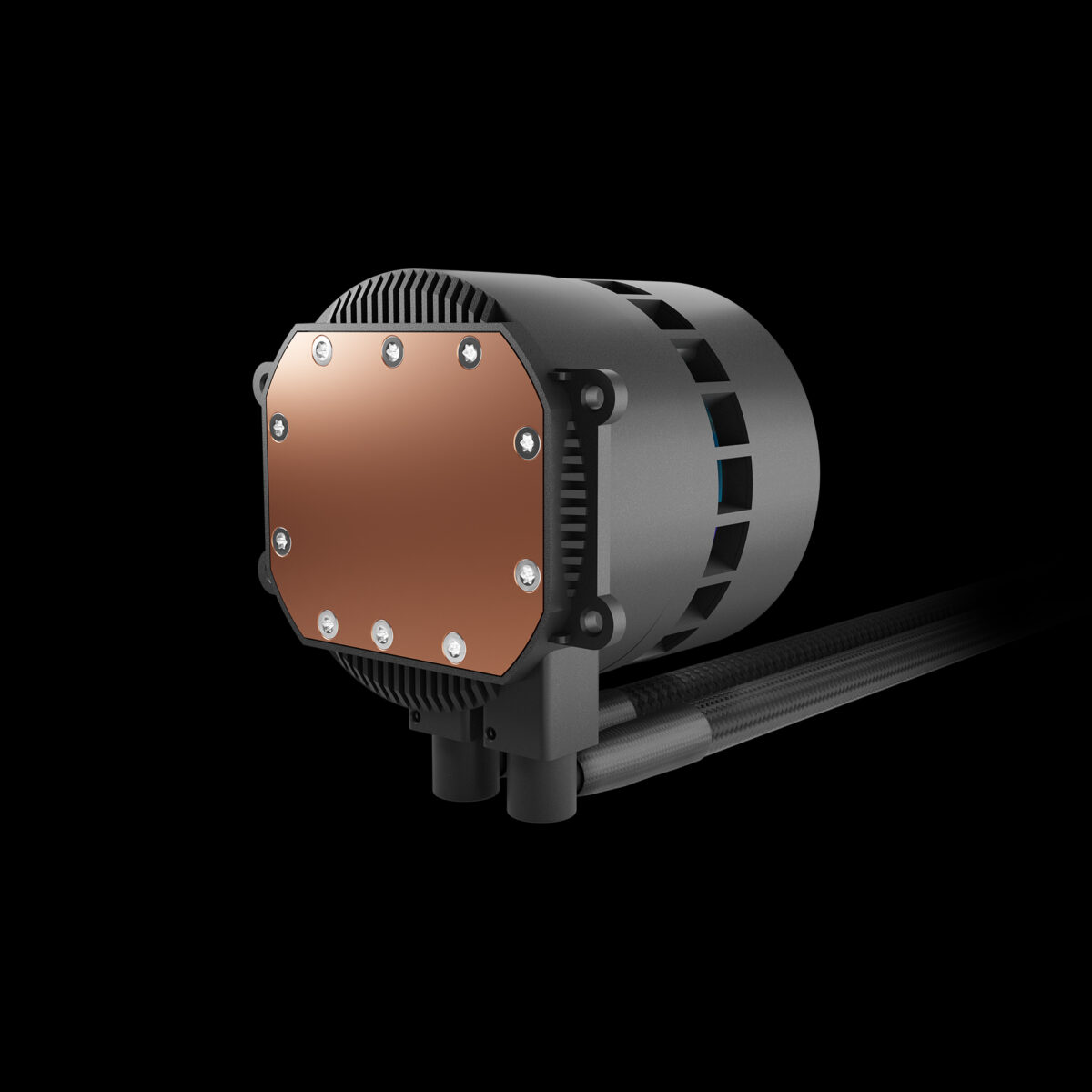 GAMDIAS CHIONE P3-240U BLACK LIQUID COOLER WITH LCD - Image 6