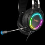 GAMDIAS EROS E3 AUX + LIGHTING BLACK HEADSET - Image 3