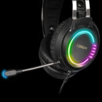 GAMDIAS EROS M3 ELITE WIRED BLACK HEADSET + STAND - Image 3