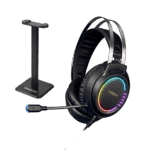 GAMDIAS EROS M3 ELITE WIRED BLACK HEADSET + STAND