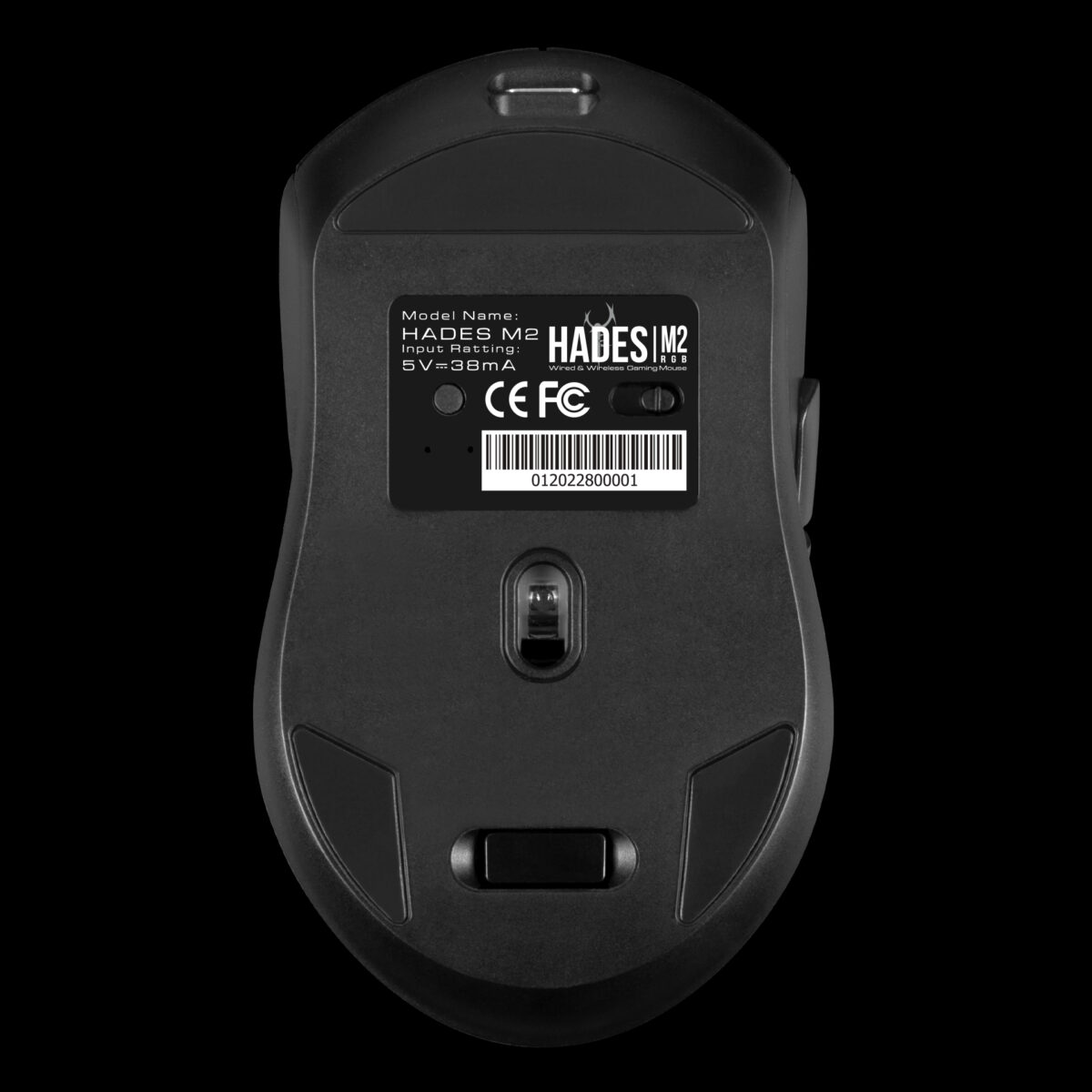 GAMDIAS HADES M2 WIRED AND WIRELESS BLACK MOUSE - Image 6