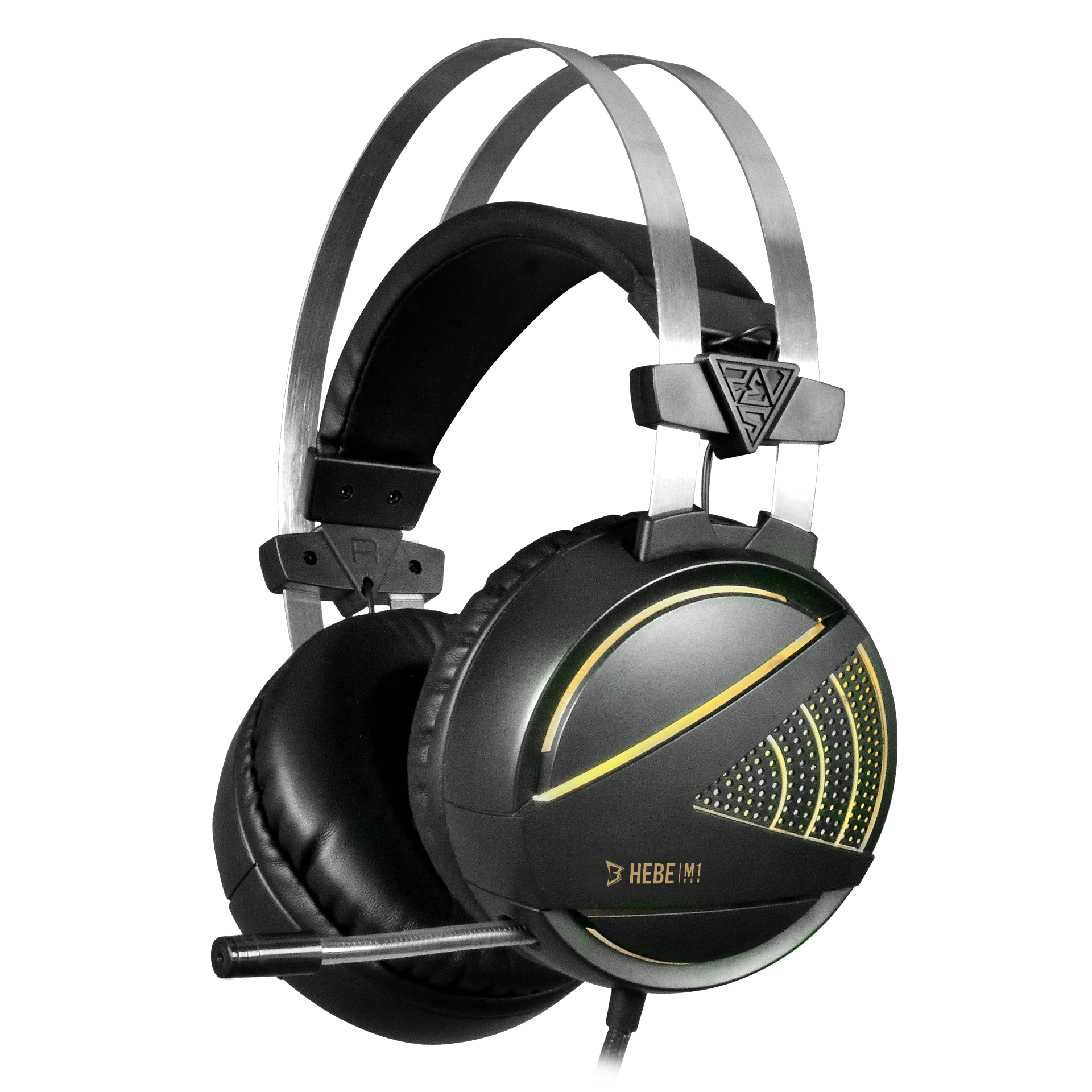 HEBE_M1_Slogan GAMDIAS HEBE M1 USB 7.1 BLACK WIRED HEADSET - Image 1