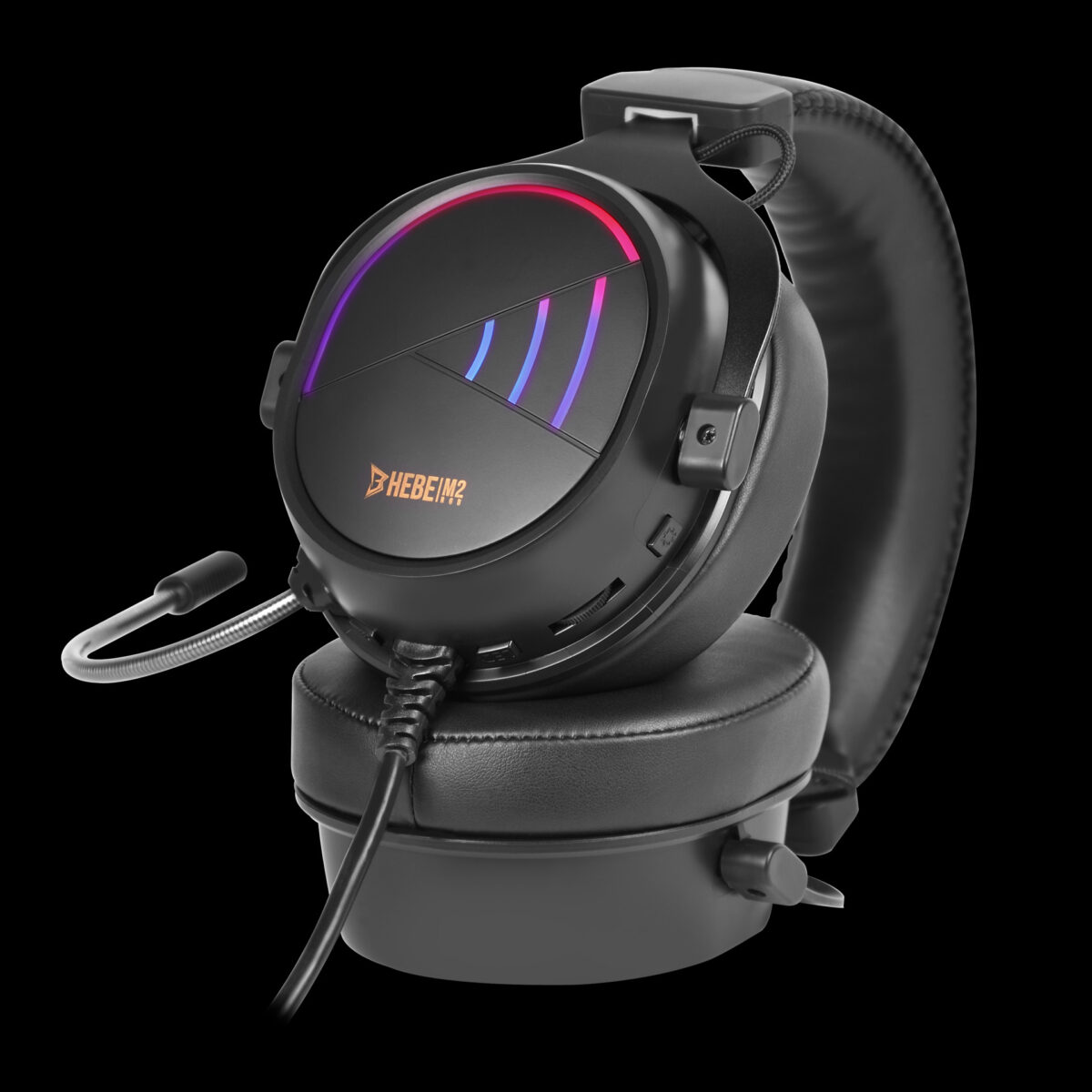 GAMDIAS HEBE M2 USB 7.1 BLACK WIRED HEADSET - Image 4