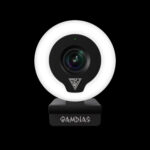 GAMDIAS IRIS M1 Streaming Webcam, Full HD 1080p 60FPS, Adjustable Ring Light, BUILD-IN MIC  - Image 2