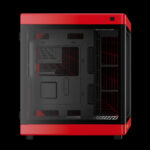 GAMDIAS NESO P1 BR FULLTOWER TG*2 BLACK RED CASE - Image 4