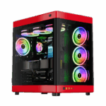 GAMDIAS NESO P1 BR FULLTOWER TG*2 BLACK RED CASE