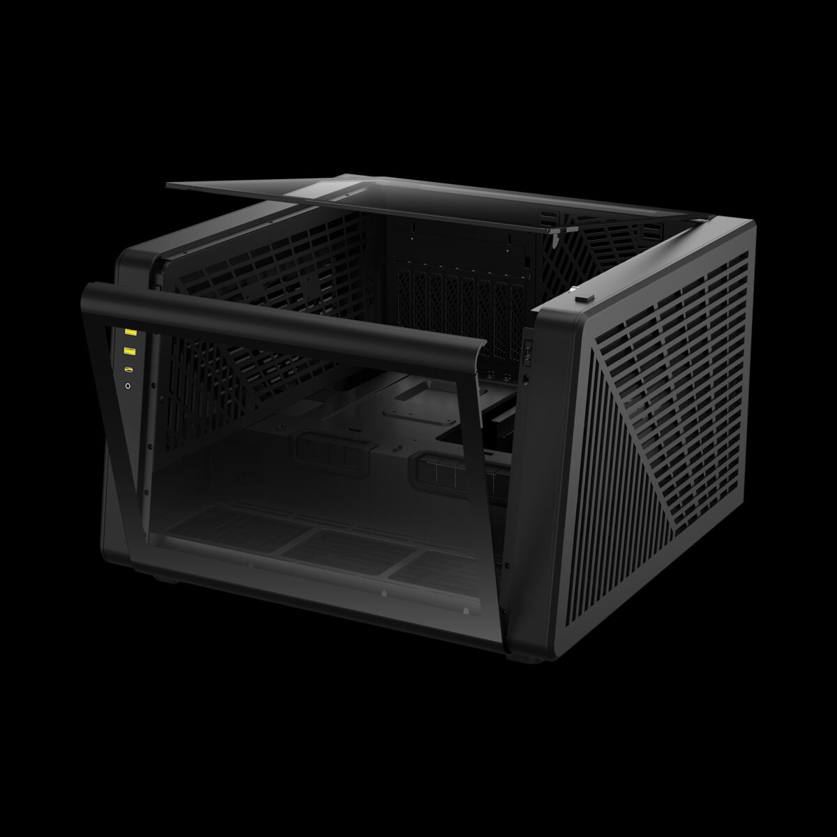 GAMDIAS NESO P1 B FULLTOWER TG*2 BLACK CASE - Image 6