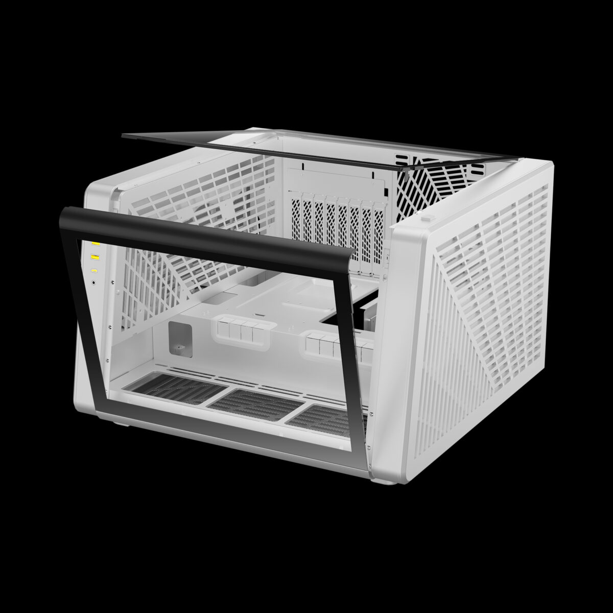 GAMDIAS NESO P1 W FULLTOWER TG*2 WHITE CASE - Image 5