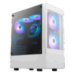 GAMDIAS TALOS E3 MESH MIDTOWER TG*1 / FAN*3 WHITE CASE