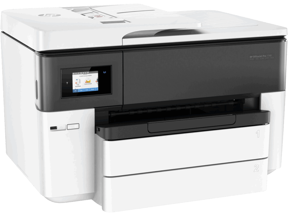 HP OFFICEJET PRO 7740 WIDE FORMAT WIRELESS PRINT/FAX/SCAN/COPY - Image 3