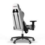 FURGLE CARRY SERIES RACING STYLE WHITE AND BLACK GAMING CHAIR - Image 3