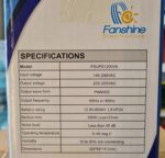 UPS FANSHINE 1200VA 800W LITHUIM BATTERY - Image 2