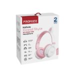 PROMATE PANDA BUBBLEGUM KIDSAFE KAWAII STYLE WIRELESS HEADPHONE - Image 3