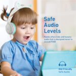 PROMATE PANDA AQUA KIDSAFE KAWAII STYLE WIRELESS HEADPHONE - Image 2