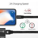 PROMATE COILINE-I USB TO LIGHTNING CONNECTOR BLACK 1M - Image 2