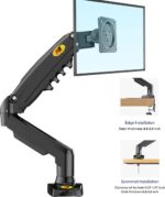 NB F80 17″-30″ Full Motion Ergonomic Monitor Arm - Image 2