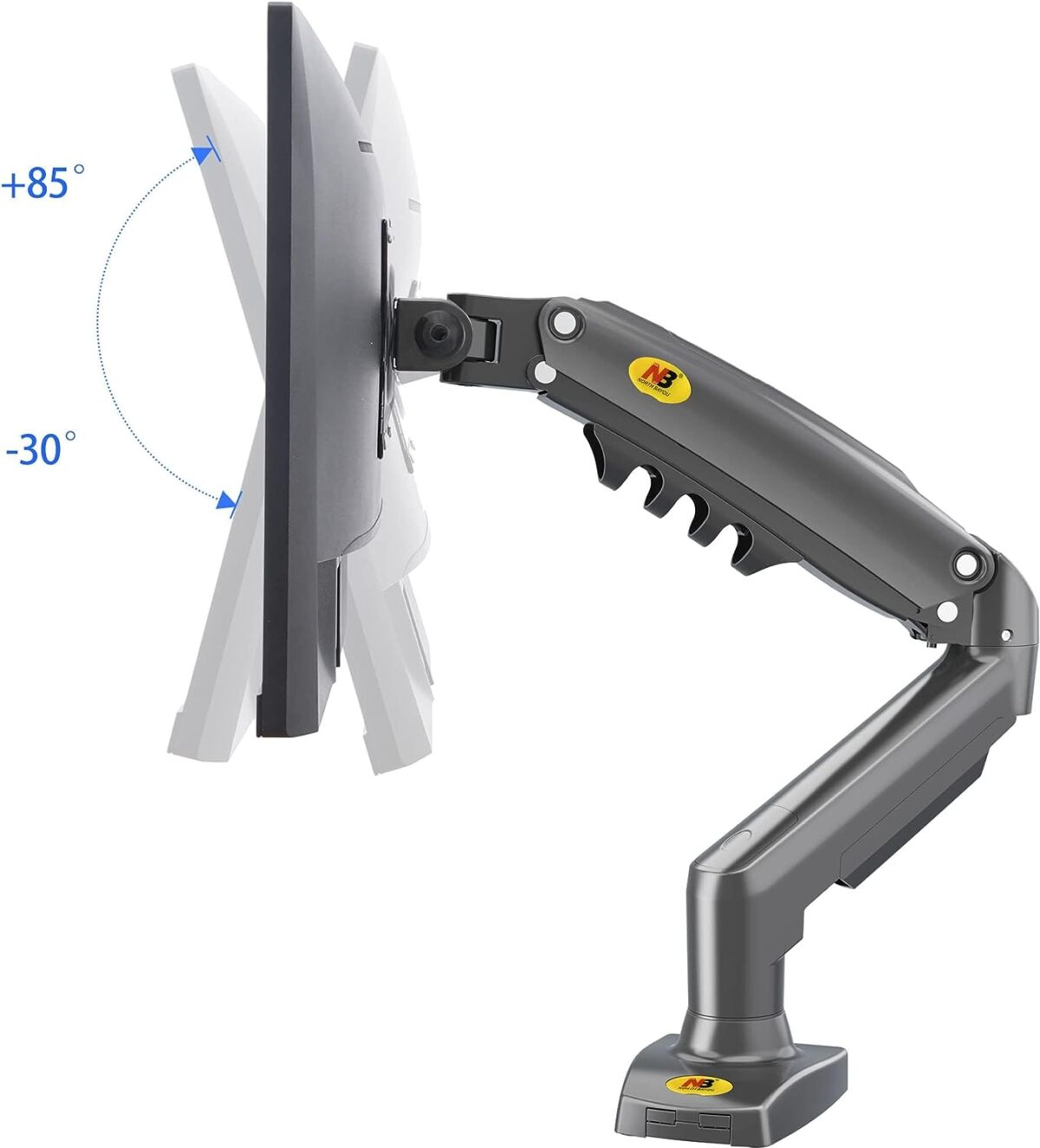 NB F80 17″-30″ Full Motion Ergonomic Monitor Arm - Image 9