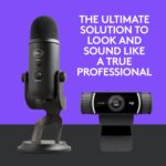 Logitech for Streamer & Creators : Pro Streamer Pack with Blue Yeti USB Microphone & Logitech C922 Pro HD Webcam . Logitech for Creators MIC AND WEBCAM