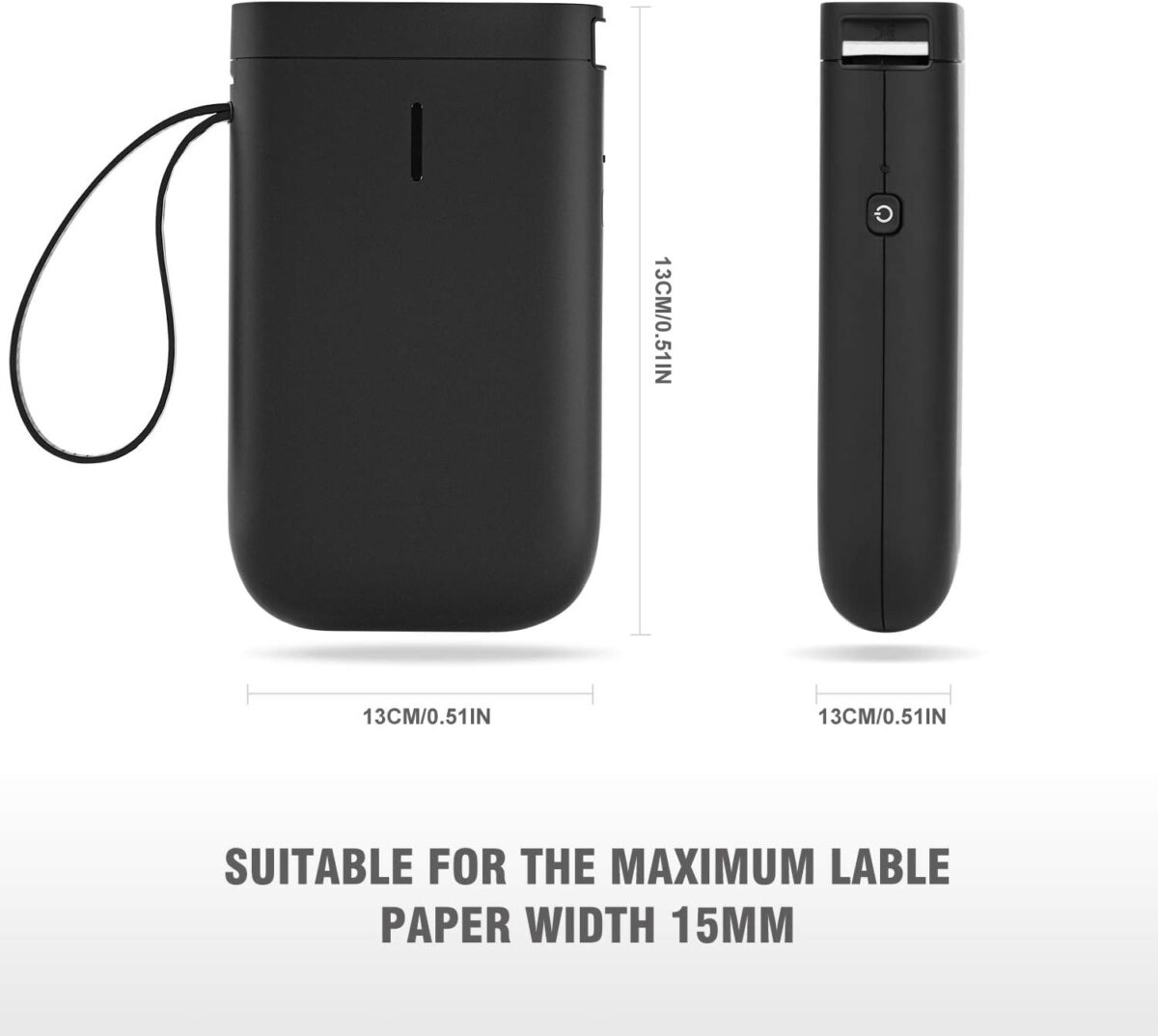 NIIMBOT D11 Label Maker Black with Tape - Image 3