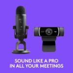 Logitech for Streamer & Creators : Pro Streamer Pack with Blue Yeti USB Microphone & Logitech C922 Pro HD Webcam . Logitech for Creators MIC AND WEBCAM