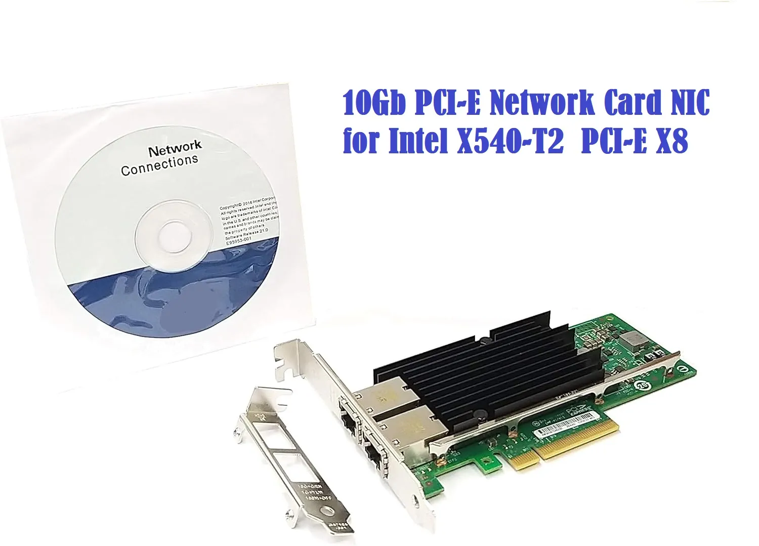 81Ulq9Gl7BL._AC_SL1500_ 10Gb PCI-E Network Card NIC Compatible for Intel X540-T2, Dual RJ45 Copper Port, with Intel X540-BT2 Controller, PCI-E X8, 10G PCI Express LAN Adapter Support Windows Server/Windows/Linux/Vmware/ESX 10Gb PCI-E Network Card NIC for Intel X540-T2  PCI-E X8