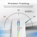 PROMATE KITT OPTICAL MOUSE 2.4GHz WIRELESS WHITE MOUSE - Image 4