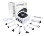 GM750W-ATX-3.0-WH WHITE 750W PSU 80 Plus Gold Full Modular PCIe5 Segotep GM750W 750W Power Supply, 80 Plus Gold Full Modular PCIe 5.0 & ATX 3.0 Gaming PSU For NVIDIA RTX 20/30/40 Series & AMD GPU, 120mm Silent FDB Fan - WHITE
