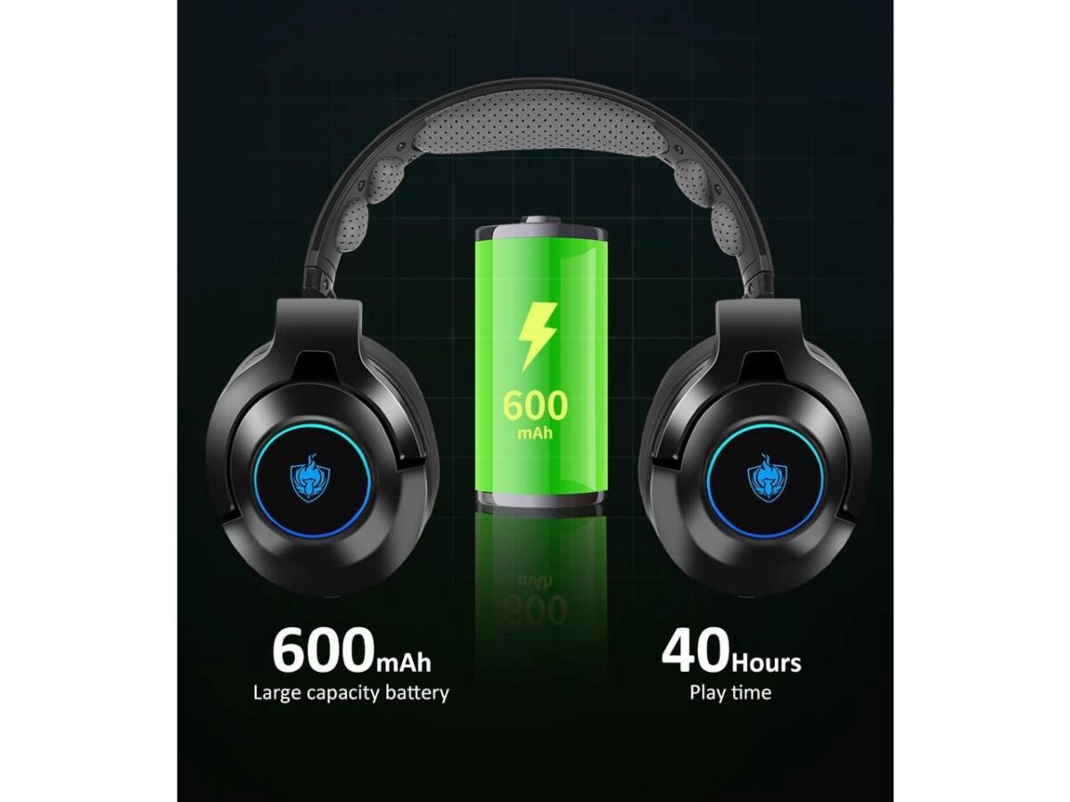 PHOINIKAS Q9 WIRED - BLUETOOTH GAMING HEADSET BLACK - Image 3