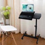 ADJUSTABLE LAPTOP TABLE STAND WITH WHEELS HS-302