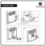 4 MONITOR ARM FULLY ADJUSTABLE DESK MOUNT STAND FOR 4 SCREEN UP TO 17”-30" - Image 11
