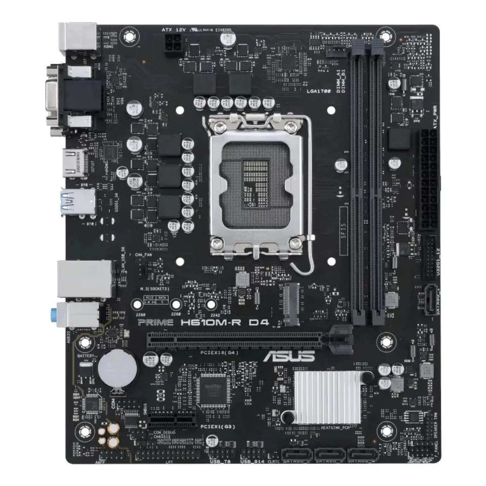 a4391952-d32c-4424-aaf8-686c8b6ff44c ASUS PRIME H610-R D4-SI DDR4 MOTHERBOARD - Image 1