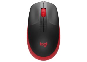 Logitech® M190 Wireless Optical Mouse, 2.4 GHz Frequency/33 ft Wireless  Range, Left/Right Hand Use, Black/Gray