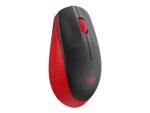 Logitech M190 Full-Size Wireless Mouse - Red Black - 910-005908 - Image 3