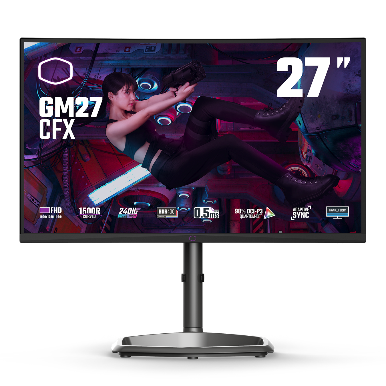 gm27-cfx-gallery-1-image COOLER MASTER GM27 27" 240HZ 0.5ms FHD CURVED GAMING MONITOR - Image 1