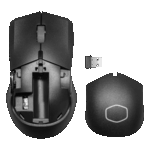 COOLER MASTER MM311 WIRELESS OPTICAL BLACK MOUSE - Image 6